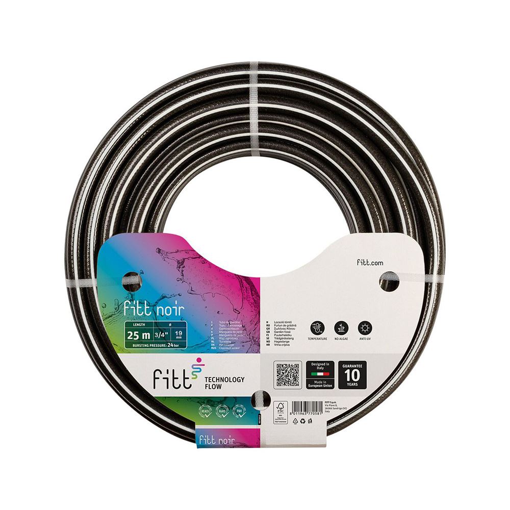 Furtun FITT Noir, 8 bar, 19 mm, 25 m, Italia