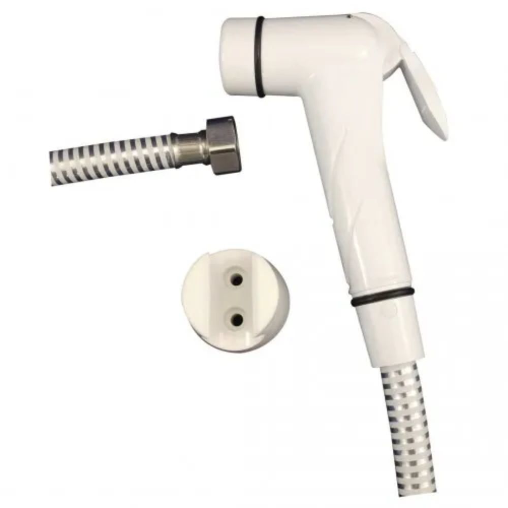 Duș igienic cu furtun și suport EVOLUTION Alb - 1200 mm
