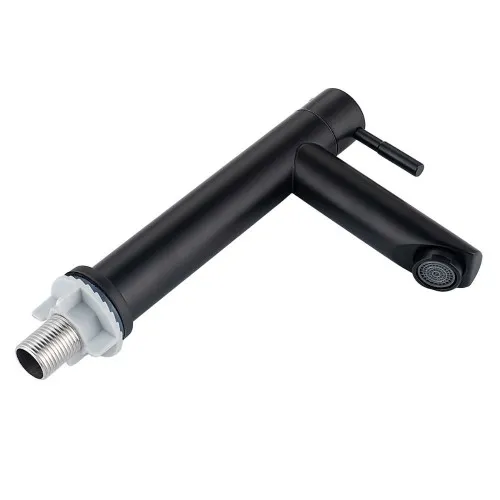 Baterie lavoar, INOX, apă rece, Aquafix - 806, Neagră