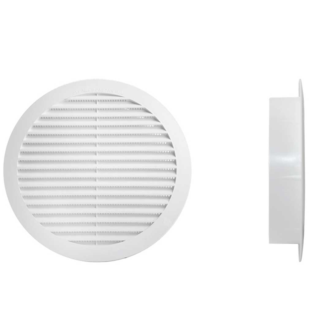 Grilă de ventilare din plastic rotundă, D80
