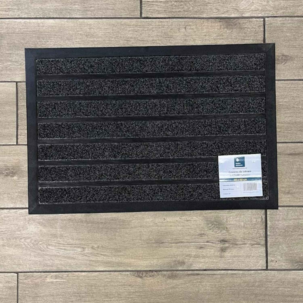 Covoras de intrare NATURE, exterior, 40x60cm, gri